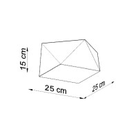 Sollux SL.0686 Deckenleuchte HEXA 25 weiß 4