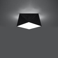 Sollux SL.0687 Deckenleuchte HEXA 25 schwarz 3