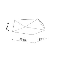 Sollux SL.0689 Deckenleuchte HEXA 35 weiß 4