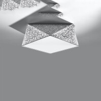 Sollux SL.0691 Deckenleuchte HEXA 35 silver 2