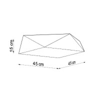 Sollux SL.0694 Deckenleuchte HEXA 45 silver 4