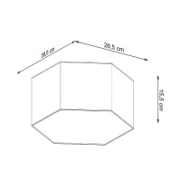 Sollux SL.1058 Deckenleuchte SUNDE 15 weiß 7