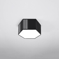 Sollux SL.1061 Deckenleuchte SUNDE 15 schwarz 2