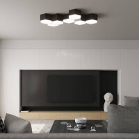 Sollux SL.1061 Deckenleuchte SUNDE 15 schwarz 8