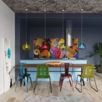 Sollux SL.0249 Pendelleuchte BALL champagne 6