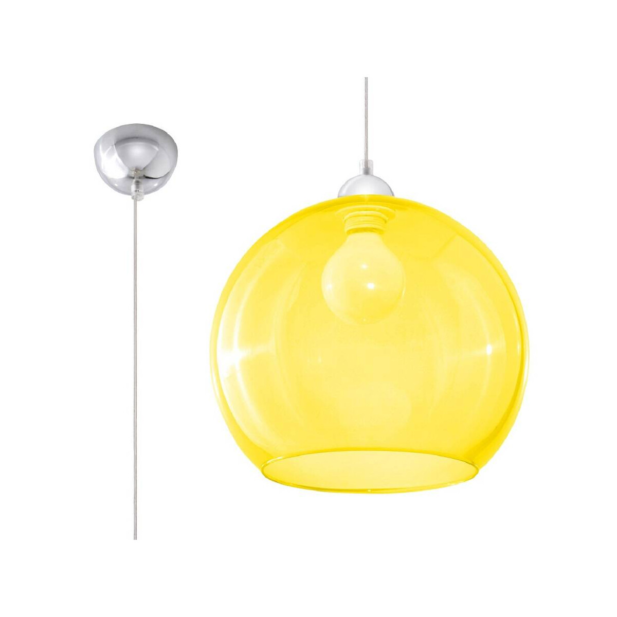 Sollux SL.0252 Pendelleuchte BALL gelb