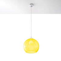 Sollux SL.0252 Pendelleuchte BALL gelb 2