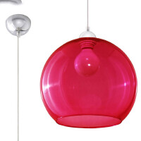 Sollux SL.0253 Pendelleuchte BALL rot gallery
