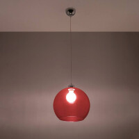 Sollux SL.0253 Pendelleuchte BALL rot 3