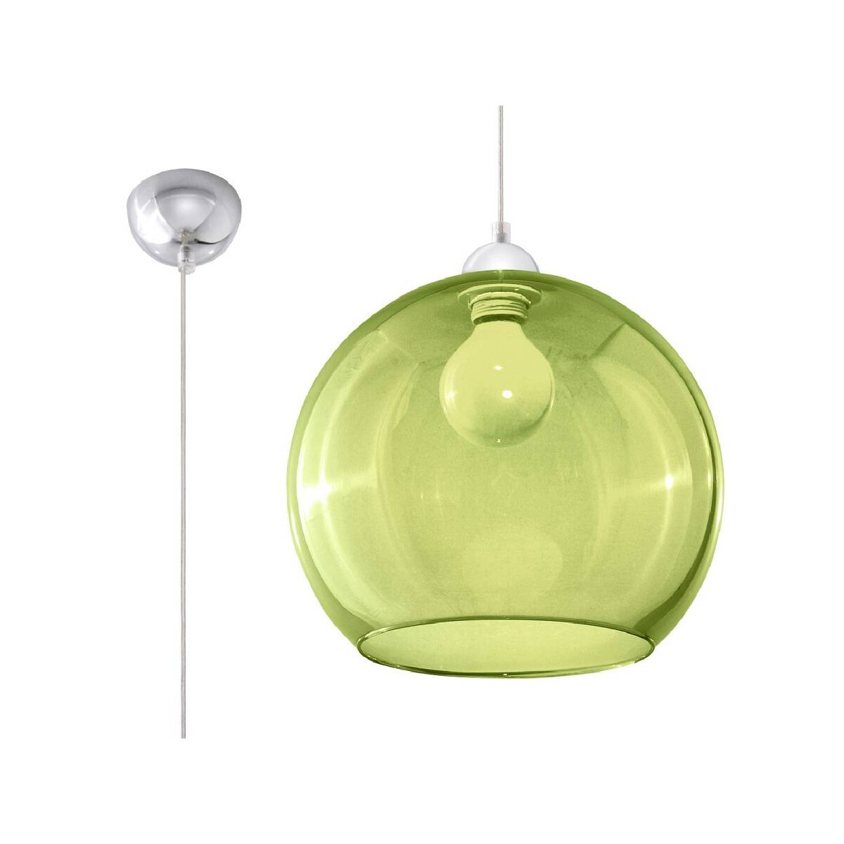 Sollux SL.0254 Pendelleuchte BALL grün
