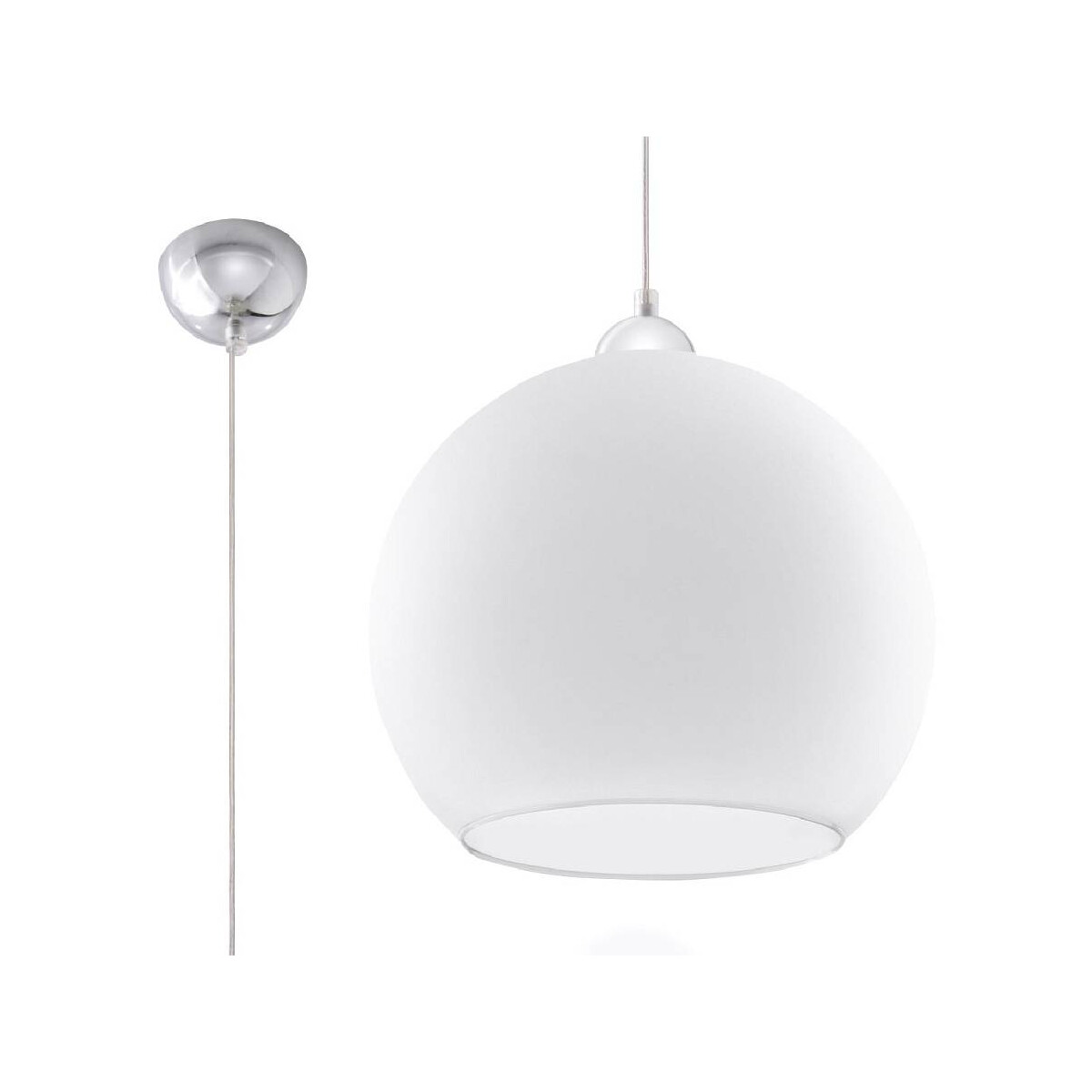 Sollux SL.0256 Pendelleuchte BALL weiß
