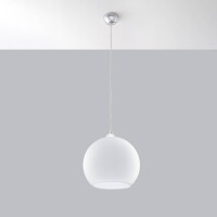 Sollux SL.0256 Pendelleuchte BALL weiß 2
