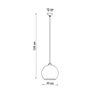 Sollux SL.0256 Pendelleuchte BALL weiß 4
