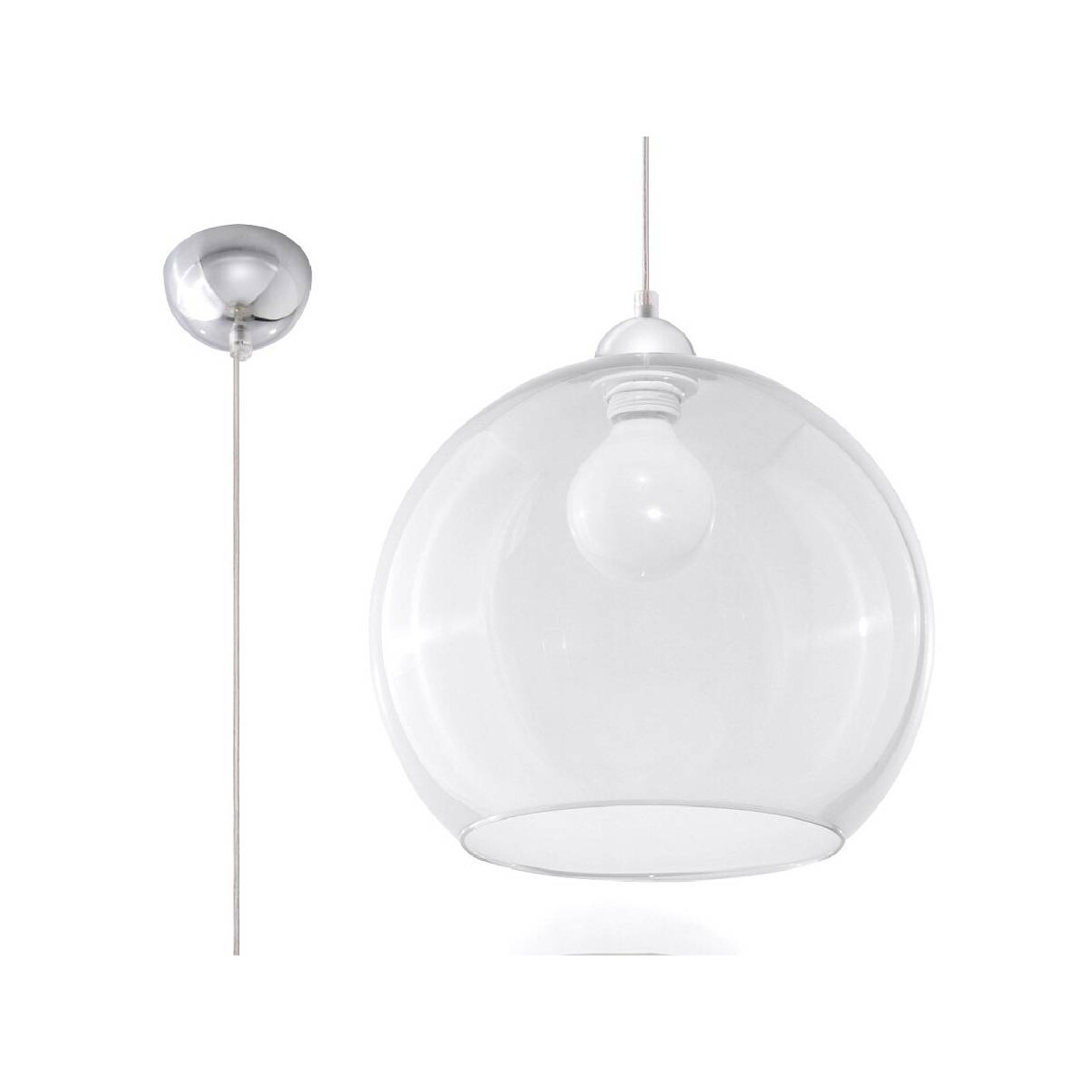 Sollux SL.0248 Pendelleuchte BALL transparent