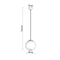 Sollux SL.0715 Pendelleuchte UGO 20 gold 4