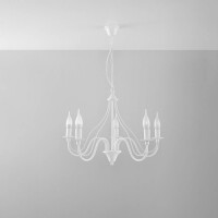 Sollux SL.0214 Kronleuchter MINERWA 5 weiß 2