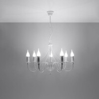 Sollux SL.0215 Kronleuchter MINERWA 7 weiß 3