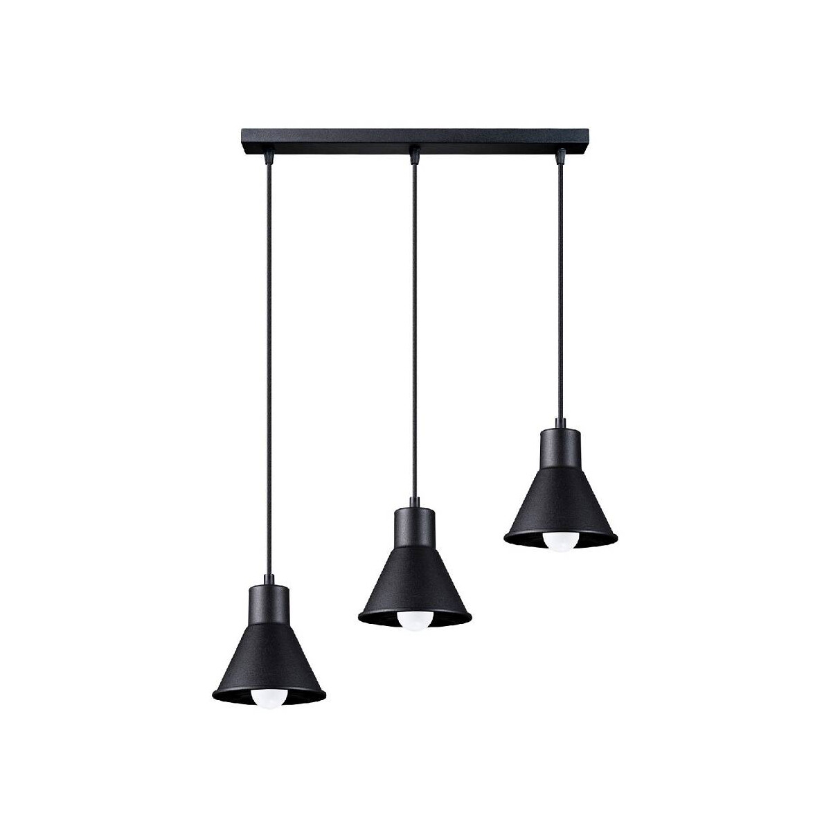 Sollux SL.0986 Pendelleuchte TALEJA 3 schwarz [E27]