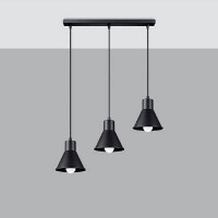 Sollux SL.0986 Pendelleuchte TALEJA 3 schwarz [E27] 2