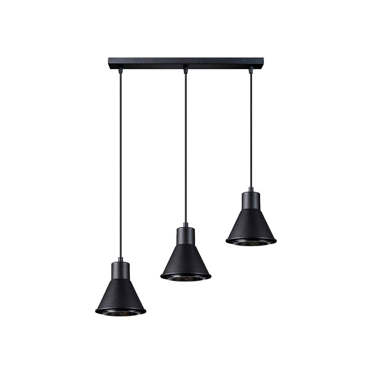 Sollux SL.0990 Pendelleuchte TALEJA 3 schwarz [ES111]