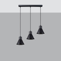 Sollux SL.0990 Pendelleuchte TALEJA 3 schwarz [ES111] 2