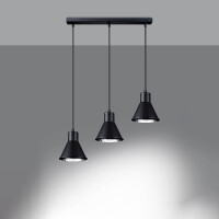 Sollux SL.0990 Pendelleuchte TALEJA 3 schwarz [ES111] 3