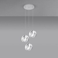 Sollux SL.1084 Pendelleuchte TULOS 3P weiß 3