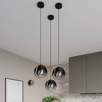 Sollux SL.1089 Pendelleuchte TULOS 3L schwarz 5