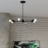 Sollux SL.1022 Kronleuchter LANGO 5 schwarz 8
