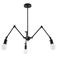 Sollux SL.0611 Kronleuchter STARK 3 schw gallery