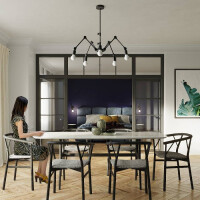 Sollux SL.0612 Kronleuchter STARK 5 schwarz 6