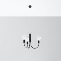 Sollux SL.0856 Kronleuchter PICCOLO 3 schwarz 2