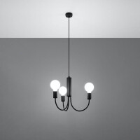 Sollux SL.0856 Kronleuchter PICCOLO 3 schwarz 3
