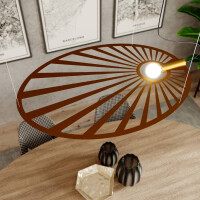Sollux TH.001ZL Pendelleuchte LEHDET golden 6