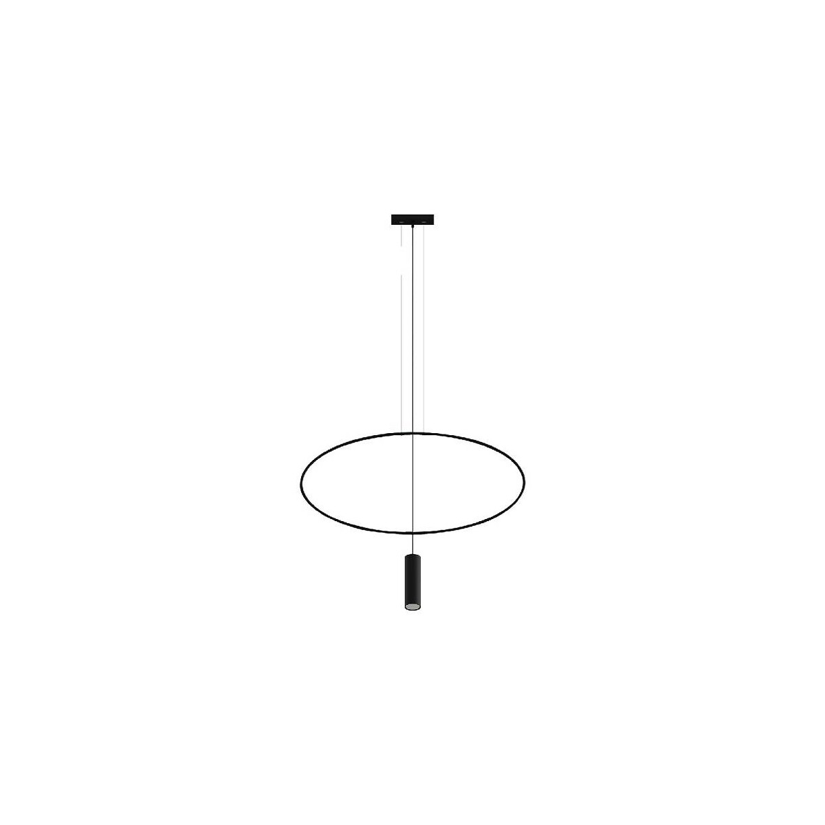 Sollux TH.016CZ Pendelleuchte HOLAR 1 schwarz