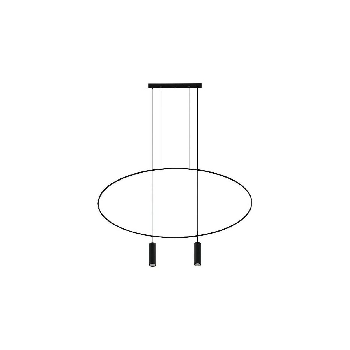 Sollux TH.017CZ Pendelleuchte HOLAR 2 schwarz