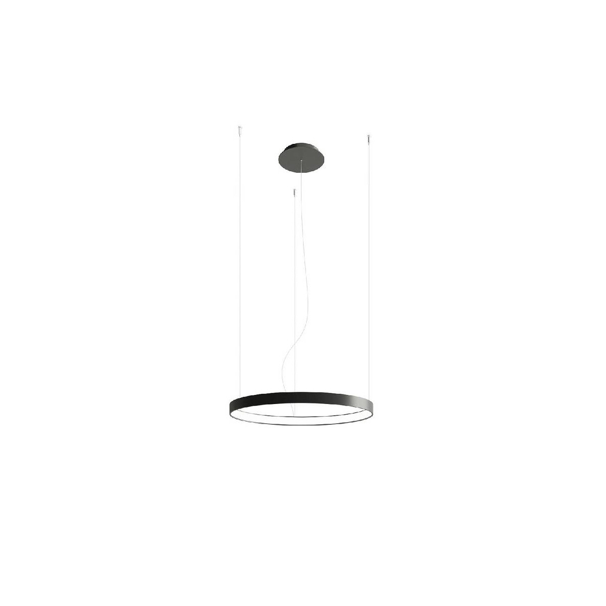 Sollux TH.106 Kronleuchter RIO 55 schwarz 3000K
