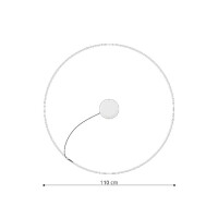 Sollux TH.104 Kronleuchter RIO 110 weiß 3000K 8