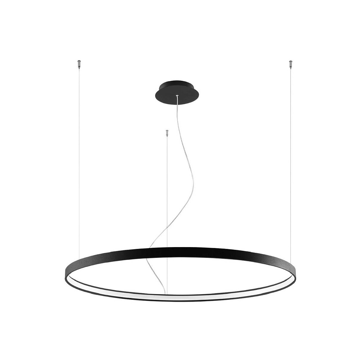 Sollux TH.103 Kronleuchter RIO 110 schwarz 3000K