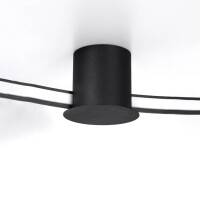 Sollux TH.130 Deckenleuchte RIO 78 schwarz 3000K 4