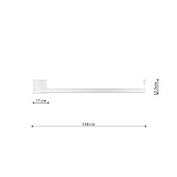 Sollux TH.135 Deckenleuchte RIO 110 weiß 4000K 8