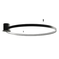 Sollux TH.136 Deckenleuchte RIO 110 schwarz 4000K