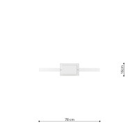 Sollux TH.140 Kronleuchter RIO 110 weiß 4000K 7