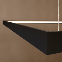 Sollux TH.148 Kronleuchter NELYA M schwarz 3000K 5