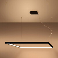 Sollux TH.154 Kronleuchter NELYA L schwarz 3000K 3