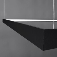 Sollux TH.157 Kronleuchter NELYA L schwarz 4000K 5