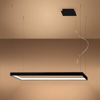 Sollux TH.160 Kronleuchter TUULA M schwarz 3000K 3