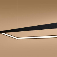 Sollux TH.160 Kronleuchter TUULA M schwarz 3000K 5