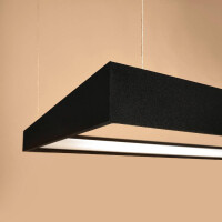 Sollux TH.160 Kronleuchter TUULA M schwarz 3000K 6