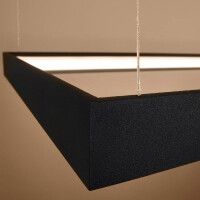 Sollux TH.160 Kronleuchter TUULA M schwarz 3000K 7